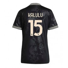 Juventus Pierre Kalulu #15 Tredjedrakt Kvinner 2025-26 Kortermet